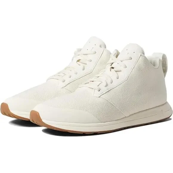 YORK Athletics Mfg. The Henry Mid Sneakers Men's 8.5 Ivory Trainer Shoes HAWK119